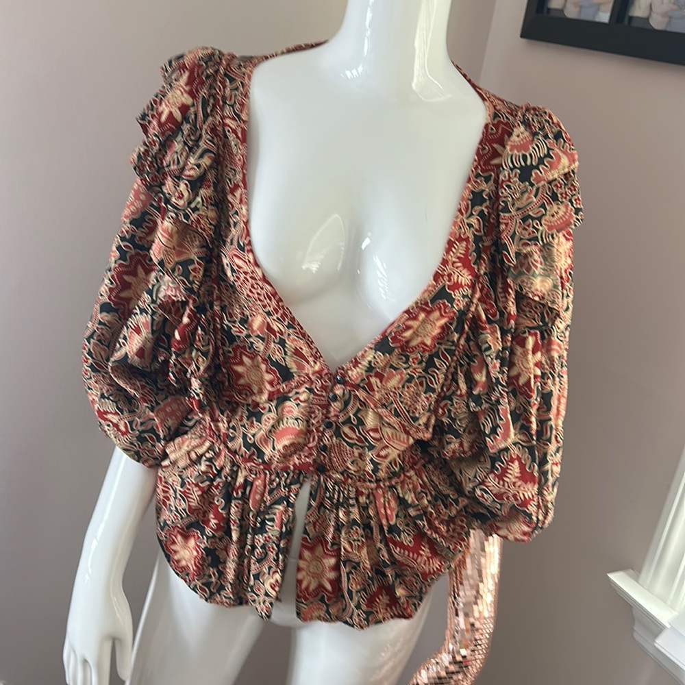 House of Harlow 3/4 sleeve blouse